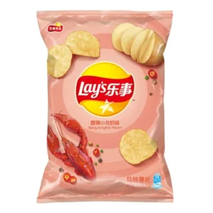 Lays Spicy Crayfish 70g Bag Wholesale - Case of 22