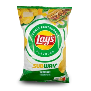 Lays Subway Teriyaki Chicken 150g Bag Wholesale Case of 10